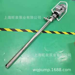 SS316L 1000HV250 VT螺杆式 高粘度油桶泵 插桶泵 1100W3