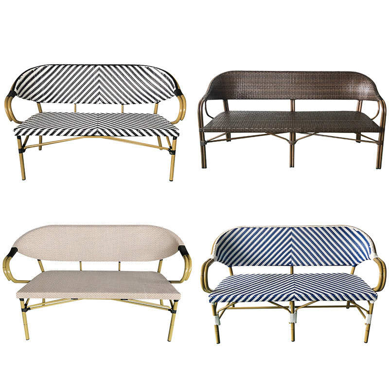 庭院沙发双人缩室外室外沙发椅子批发沙发花园简约藤椅网民红法式