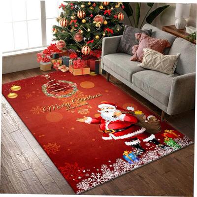 Christmas carpet crawl mat door mat into the house Christma1