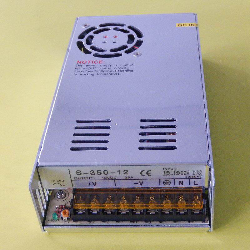 厂家供应12V360W开关电源12V30A 24V15ALED电源S-350-12工控电源