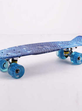 板花 工厂小鱼水专业新款街直供女生板代步板刷转印香蕉滑板活力