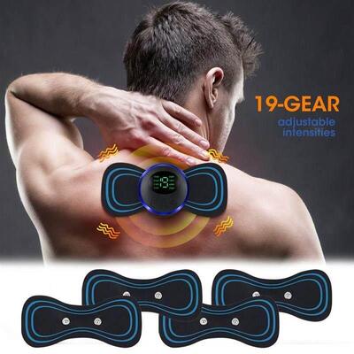 Electric EMS Neck Massagerw 8 Mode Cervical Massage Patch Sh