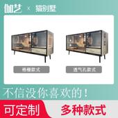 新款 通用产房猫柜兔子子笼猫屋家鼬用 创豪原华猫窝实木猫别墅四季