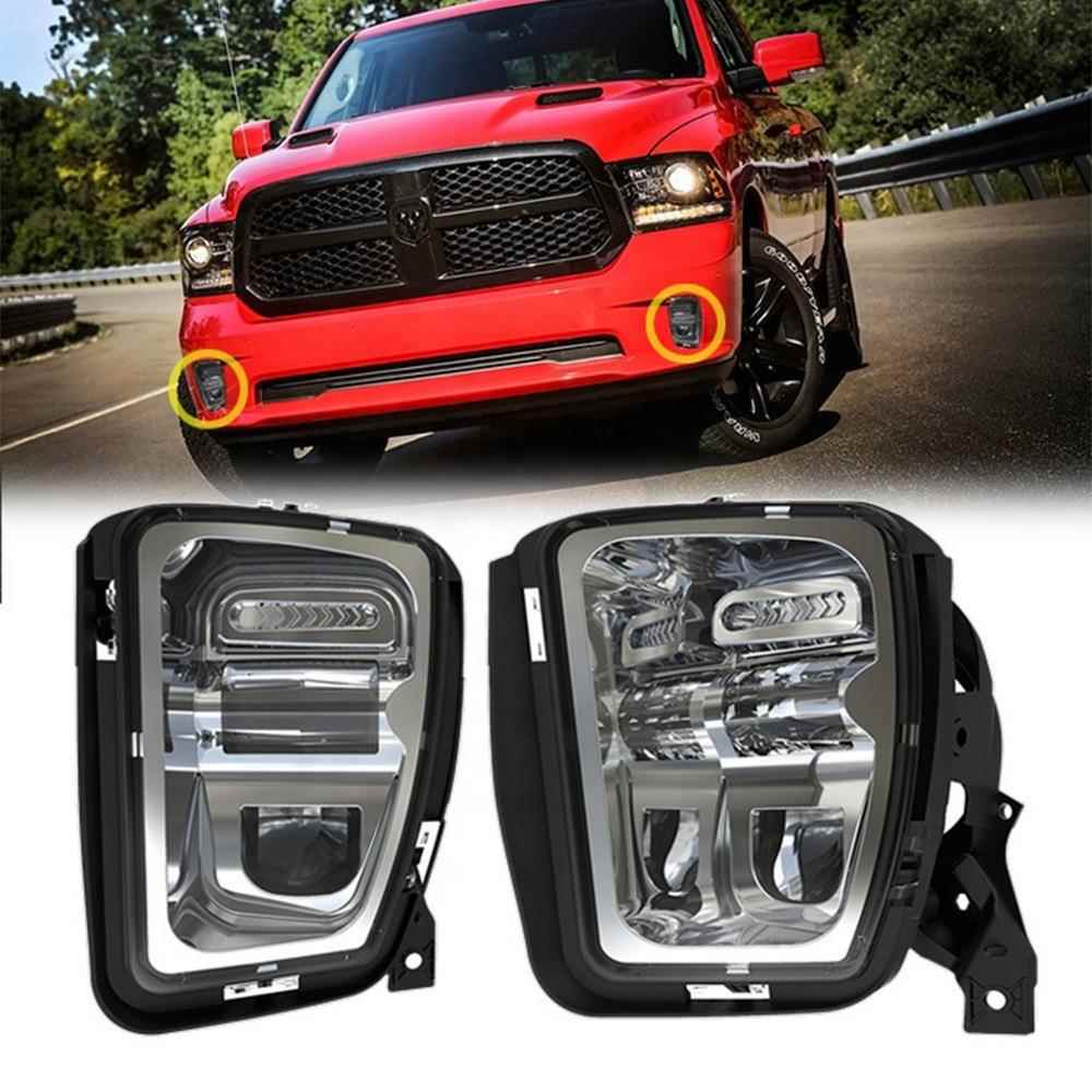 适用于道奇雾灯LED汽车灯改装前杠灯forDodgeRam2500