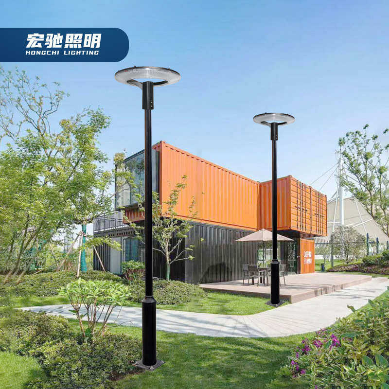现货小区公园户外灯别墅简约LED路灯防水庭院灯道路照明景观灯