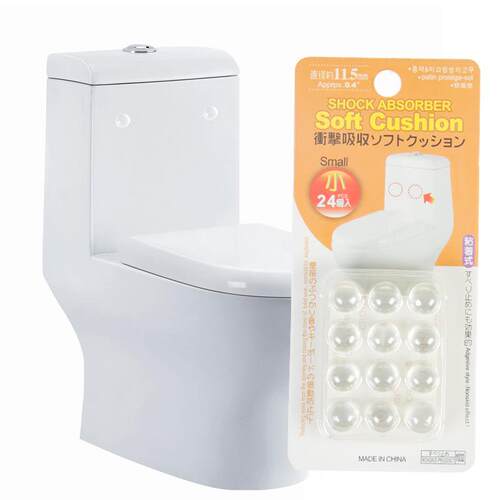 24 Silicone Bumper Pads for Cabinet Doors - Sound Dampening,