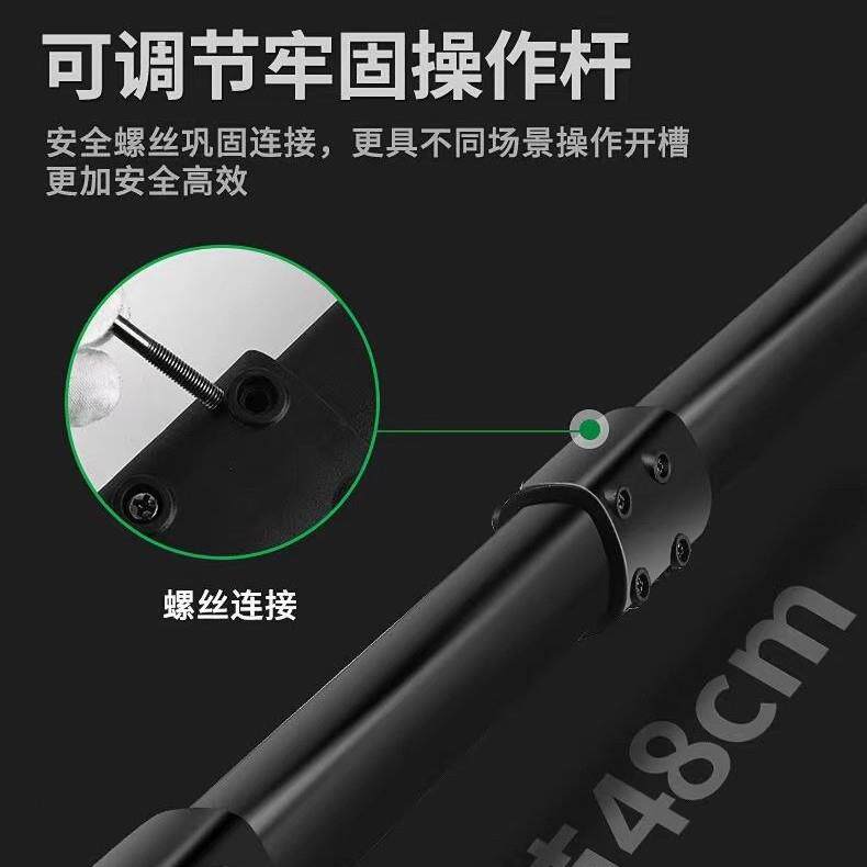 兵王加长杆无刷单片开槽机线盒切割神器墙壁水电安装无尘切割机