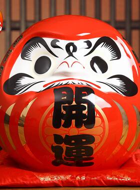 日式寿司料理店铺摆件日本装饰品陶瓷必胜达摩存钱筒创意开 业礼