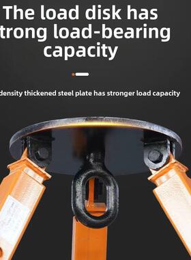 救援维修捞泵小型可伸缩起重三脚架三角支架手拉葫芦手动1T2T3T5T