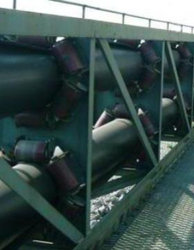 河JXA北EP200型橡橡胶带 密闭式胶管运输带 送圆管状输带