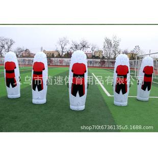 足球充气人墙 模拟足球假人 儿童成人足球训练装备器材