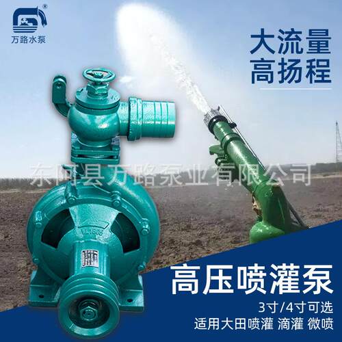 泵业农业灌溉用水水泵离心式水泵3寸喷灌泵抽水高扬程水泵