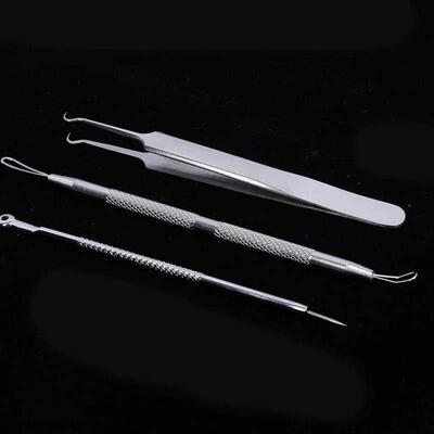 Pimple Extractor Makeup-Tools Blackhead-Remover-Kit Face
