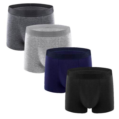 Daily Pack Mens Plain Ultra Comfortable Soft Cool Underwear,