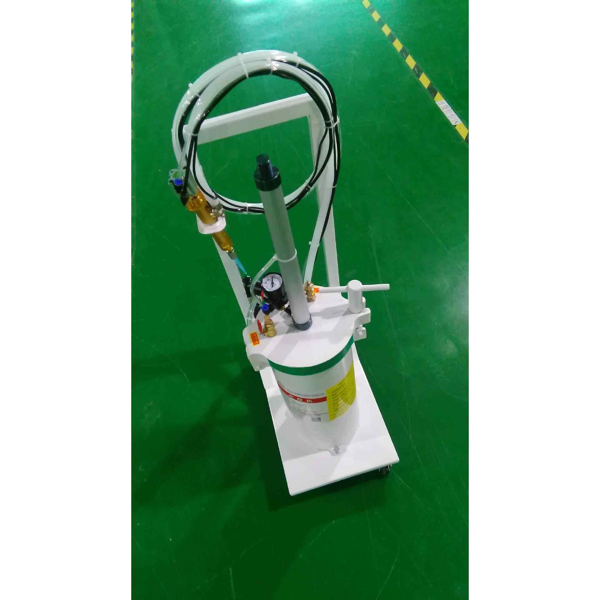 2.6L硅胶气钢活塞压力桶T8灯管打胶机配件硅胶双组份包装压力桶