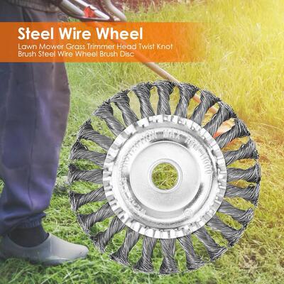 Grass Trimmer Heads Lawn Mower Twist Knot Brush Wire Cutter