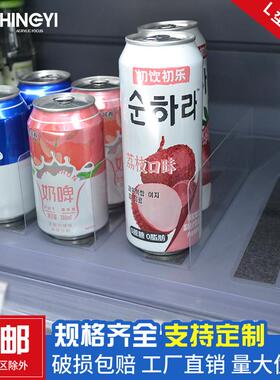 超市商品货架分隔板L型PVC磁性挡板透明塑料便利店分隔片层板包邮