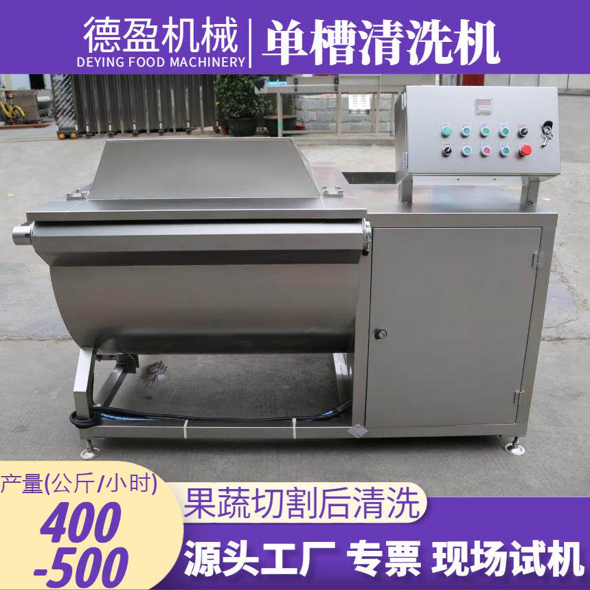 电动清洗机海产土豆萝卜卷心菜排骨肉类涡流清洗自动翻槽洗菜设备