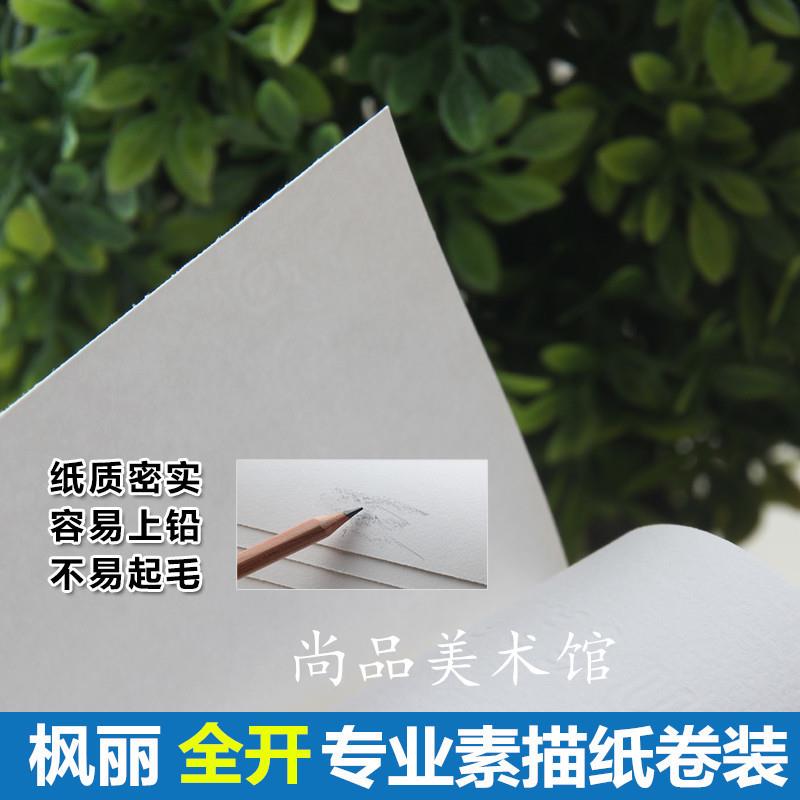 法国枫丽进口素描纸 专业素描纸160g180g卷装 1092*10m 可作全开