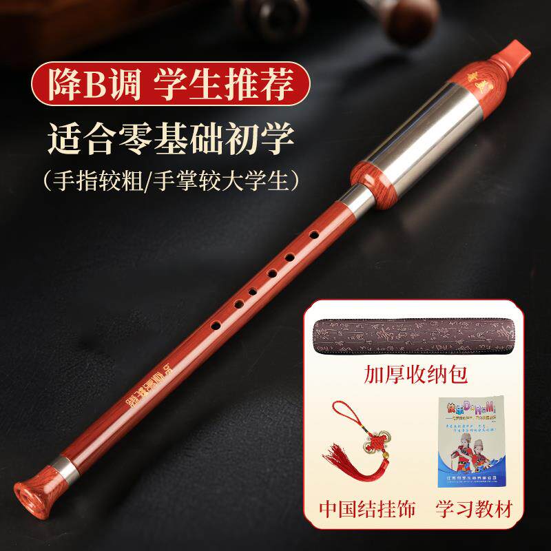 正品奇美专巴乌乐器小学生C调降B业儿童专初学演奏用级树脂竖吹调