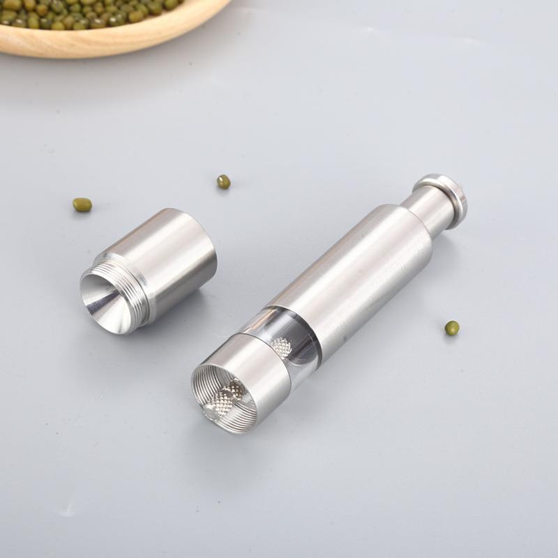 不锈钢锈手动胡黑椒磨 多用磨胡椒研器 手动按sp-01压不钢胡椒磨