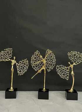 家居饰品艺术玄关轻奢高档高级感客厅酒柜办公室创意样品间摆设