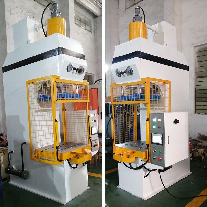 C型臂数控液压机油压机型号YSK-100T柱PLC控制液压智能控制