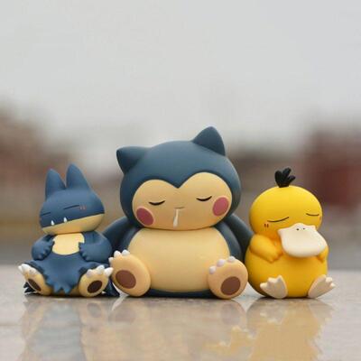 Cute Psyduck Snorlax Gonbe Sleeping Ver. Cute Action Figure