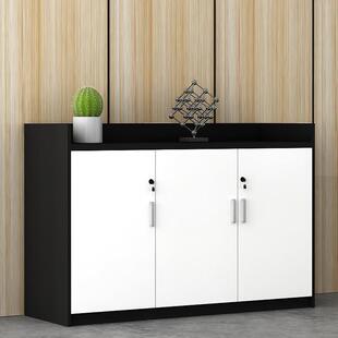 办公文件柜矮柜木质带锁议资料ALC柜储物柜柜靠边墙柜会室茶地水