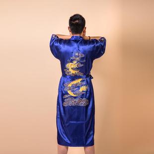 唐装 睡衣 男女开衫 衣 高档采袍购睡产品民族风格 浴袍 龙