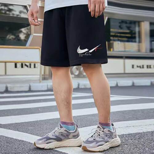 香港潮牌运动短裤男宽松大码潮流百搭篮球训练排汗透气休闲五分裤