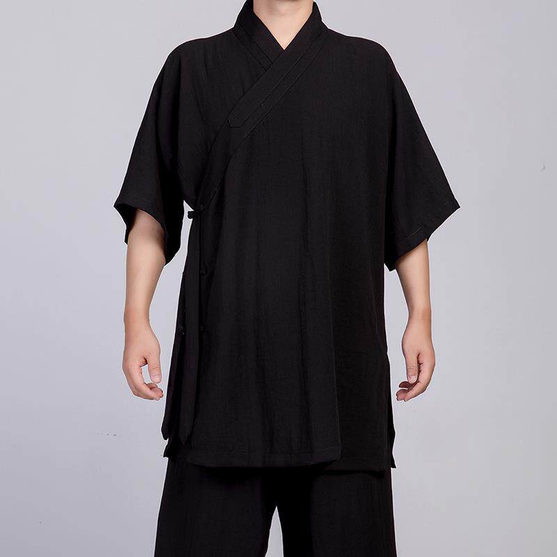 高档练武当道袍夏道服太极服季拳功服女中服国风居士春款道士服装