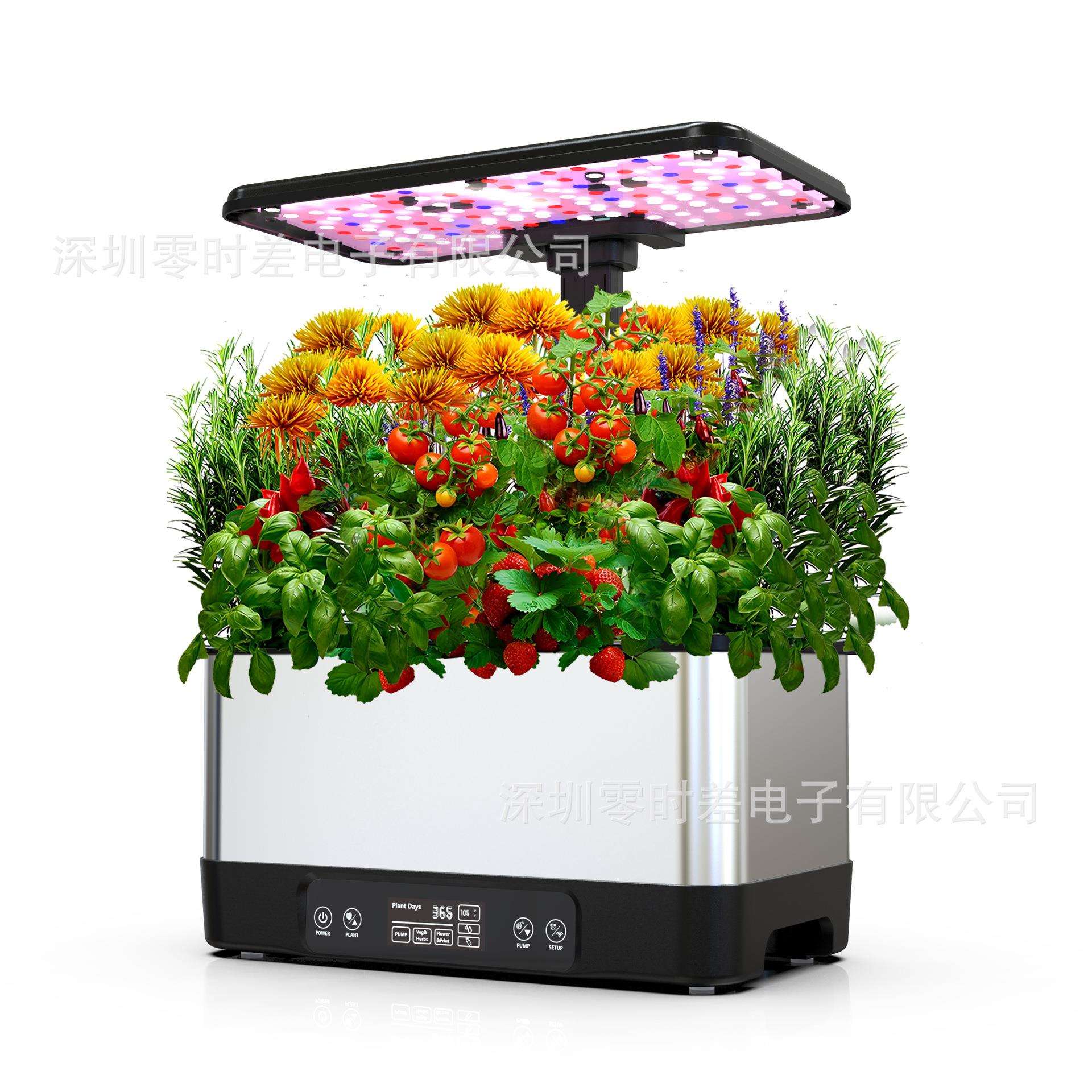 IGS-67智能种植机, 金属外壳室内水培种植机，带APP 显示屏。