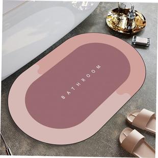 Absorbent felt bedroom entrance door mat bathroom rug carpet