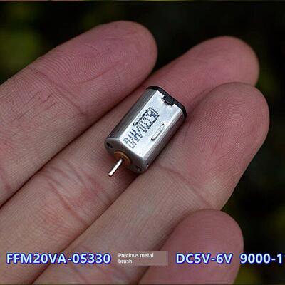 微型电机Ffm20Va-05330贵金属电刷Dc6V 11000转数字电动机