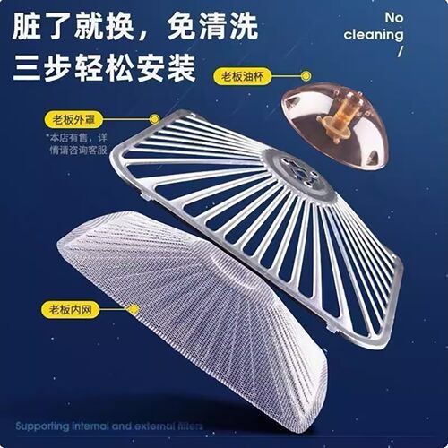 适配老板抽油烟机过滤网配件CXW-200-8310/8210/8212/8008防油罩