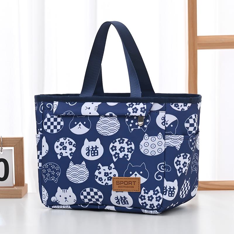 大容量手提包妈咪手提袋保温便当上班族带饭手提午餐袋学生饭盒包