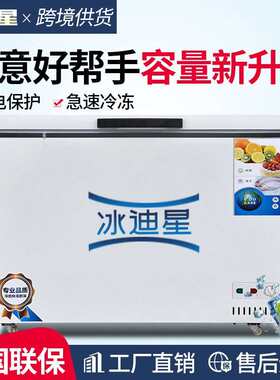 卧式冰柜冷冻冷藏柜大容量冰柜速冻冷柜卧室冷藏柜商用冰柜