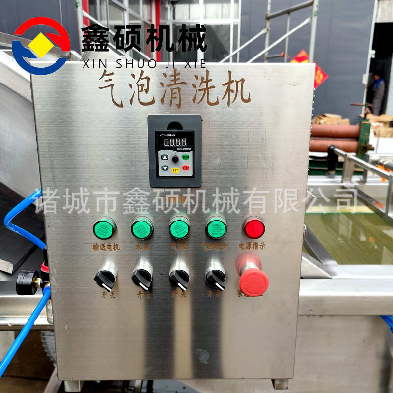 商用果蔬气泡清洗机 洗萝卜白菜酸菜机器 全自动大枣柑橘清洗设备
