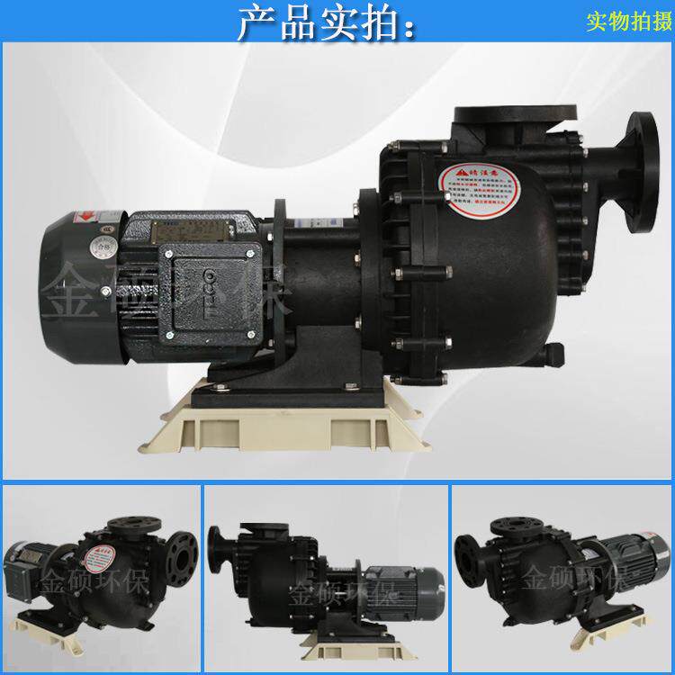 2.2KW大头泵耐酸泵卧式塑料污水提升泵卸酸卸料泵镀牌