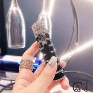 新款 usb感电防风长圆条应点烟器个创意性 双电弧打火机便携充