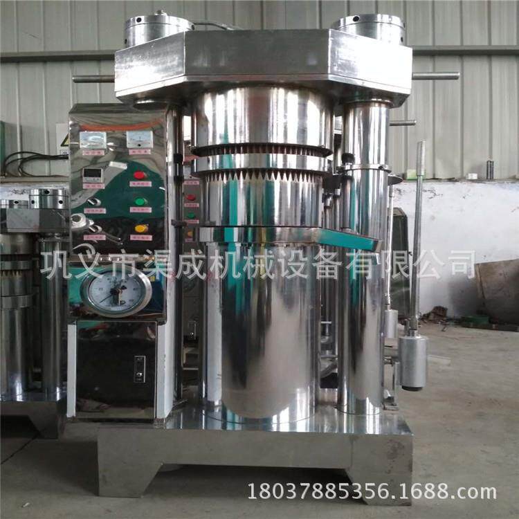 销售液压榨油机 笨榨法榨油机 实现自动化油坊全自动榨油机多少钱