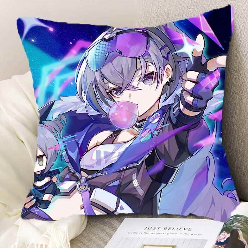银狼抱枕崩铁二次元动漫枕头卡通游戏创意床上午睡靠枕学生日礼物