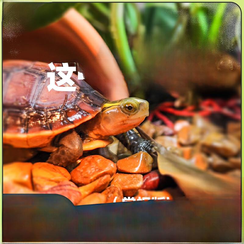 黄缘饲养套装安缘龟别墅半水龟景观缸乌龟智能饲养箱新手套装爬虫