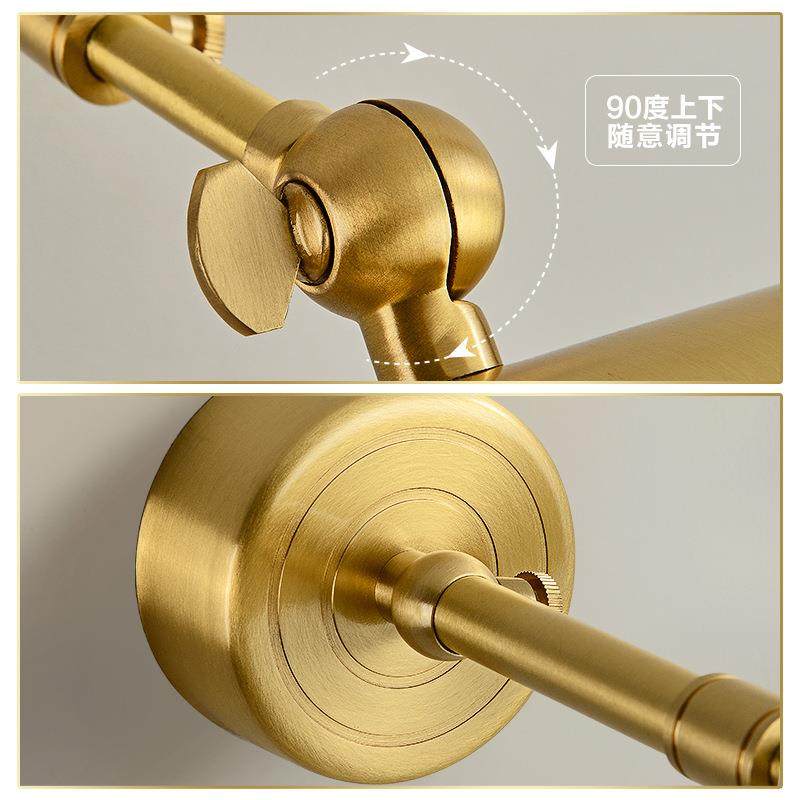 全铜照款充画灯油画打画灯书墙柜书架线补光复古电免布86358装饰