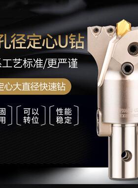 深孔加工VMD可转位大头钻暴力钻快速钻深孔钻出大孔径定心U钻