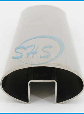 304不锈钢椭圆凹槽60X40(20X20)X1.5 抛光表面 栏杆扶手用