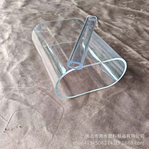生产加工透明有机玻璃亚克力椭圆管乳白pmma椭圆空心管源头厂家