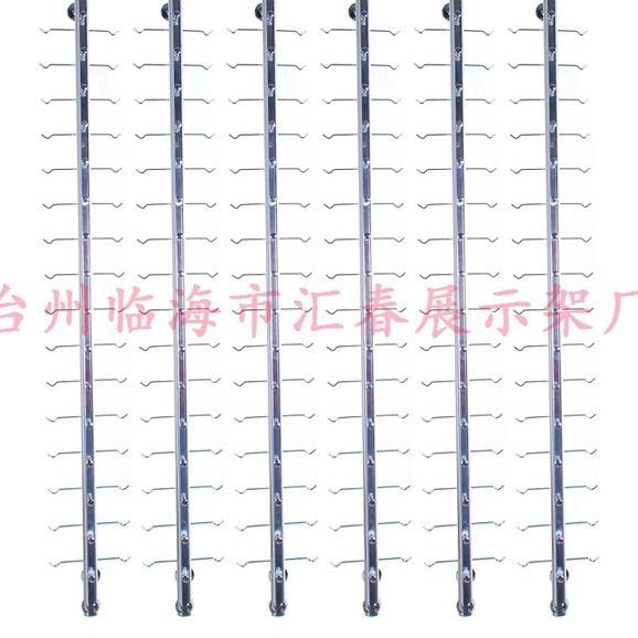 防盗镜展示架锁眼镜架条壁挂式展光学眼镜展示眼架铝合金Y012示架