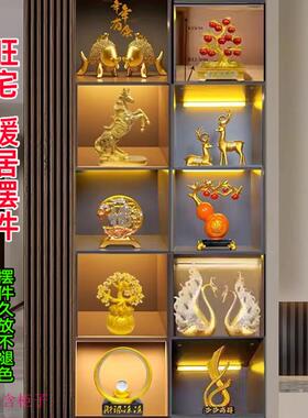 乔迁新居客厅高端摆件酒柜装饰品新款电视柜背景柜玄关创意工艺品